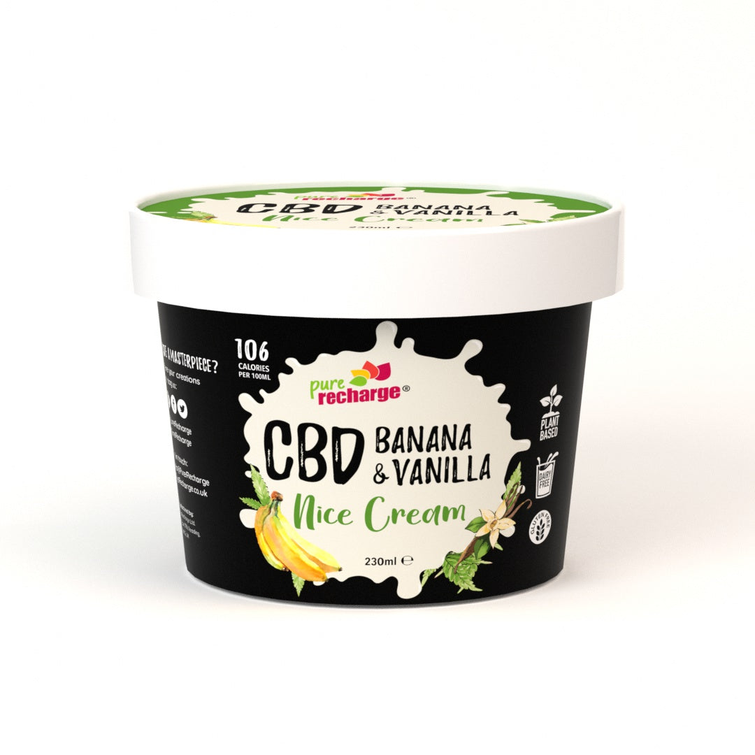 Nice Cream: CBD Banana & Vanilla | Pure Recharge